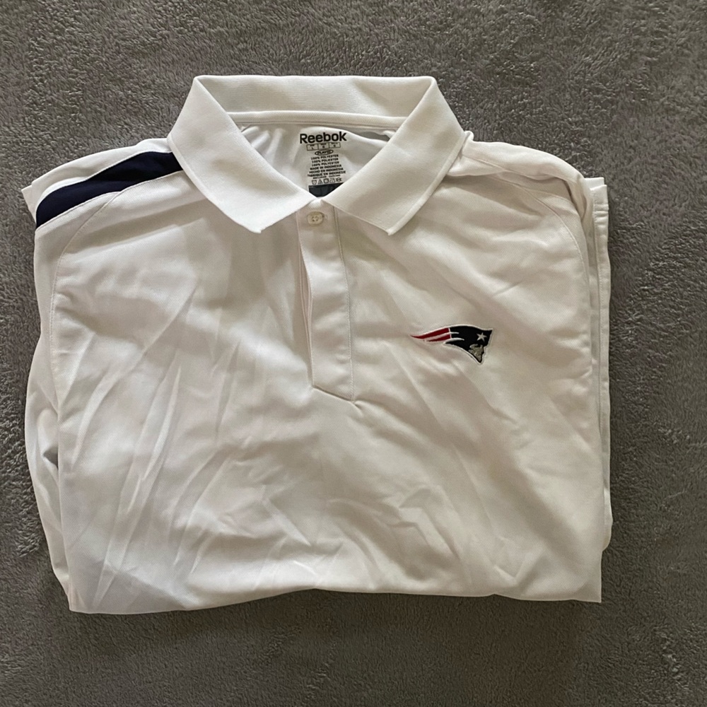 Reebok’s New England Patriots polo shirt